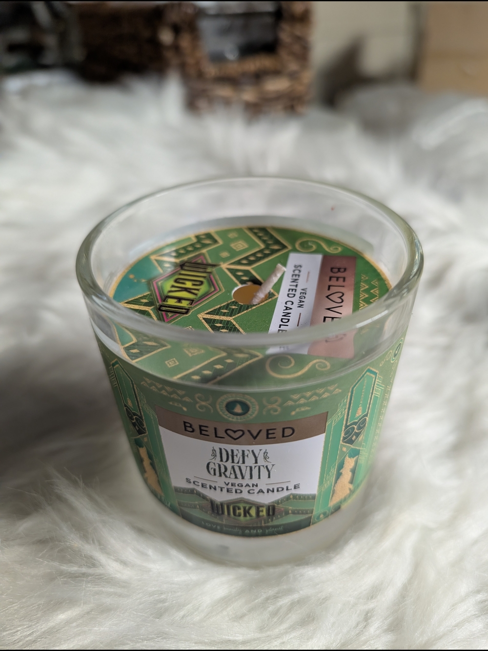 Beloved Defy Gravity Scented Candle - Green
